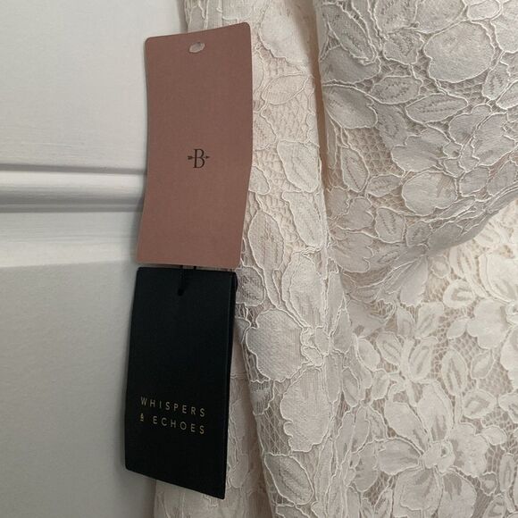 NWT BHLDN Whispers & Echoes Eastcote Strapless Bridal Wedding Gown Dress Size 8 - Picture 7 of 16